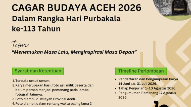 LOMBA FOTOGRAFI CAGAR BUDAYA 2026